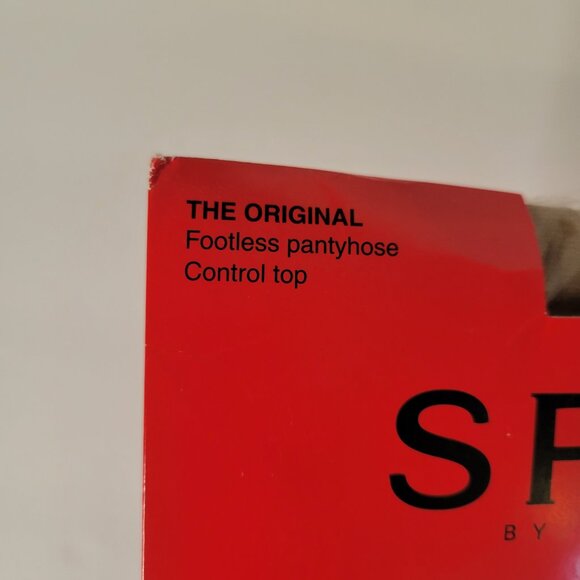 Lot of 2 Spanx The Original Footless Pantyhose Control Top Size E Spice Nude NIP - Picture 2 of 11